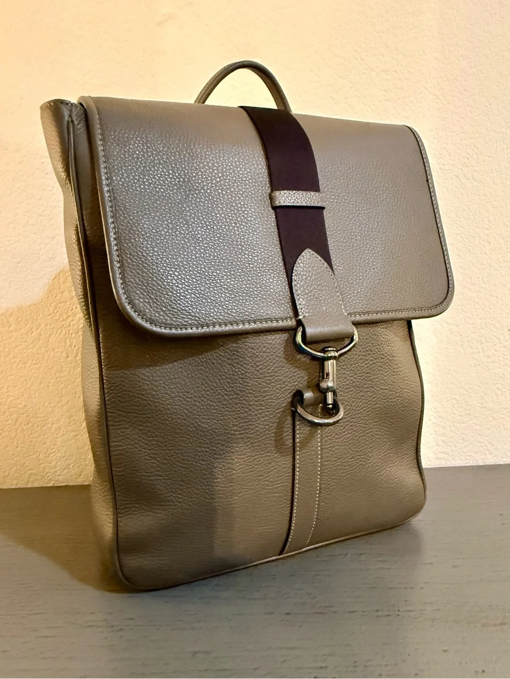 Coach Blaine Backpack CJ577 - Olive Drab Pebble Leather